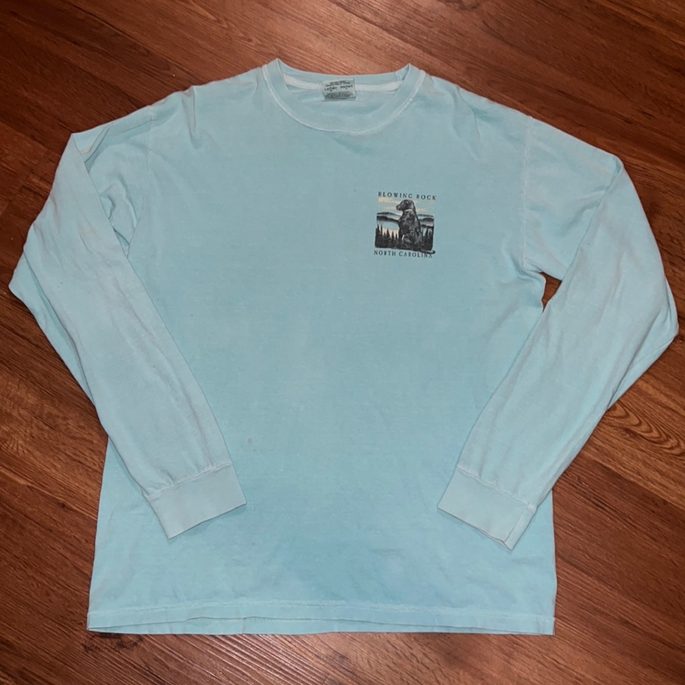 From Bowling Rock North Carolina. Minor holes and stains. Made from 100% Cotten